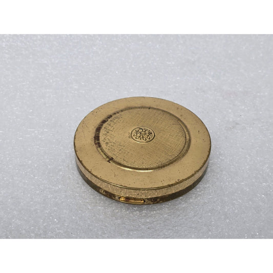 Vintage Avon Compact Mirror & Powder Case Gold Tone
