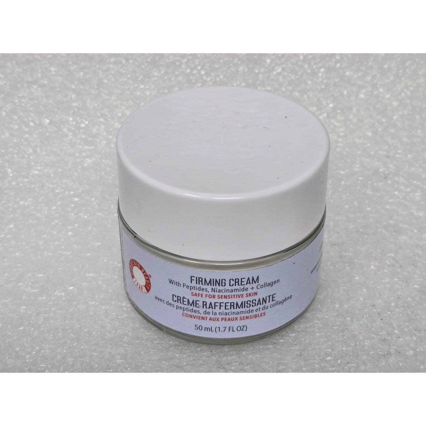 First Aid Beauty Peptide Firming Cream Safe For Sensitive Skin 1.7 Fl Oz
