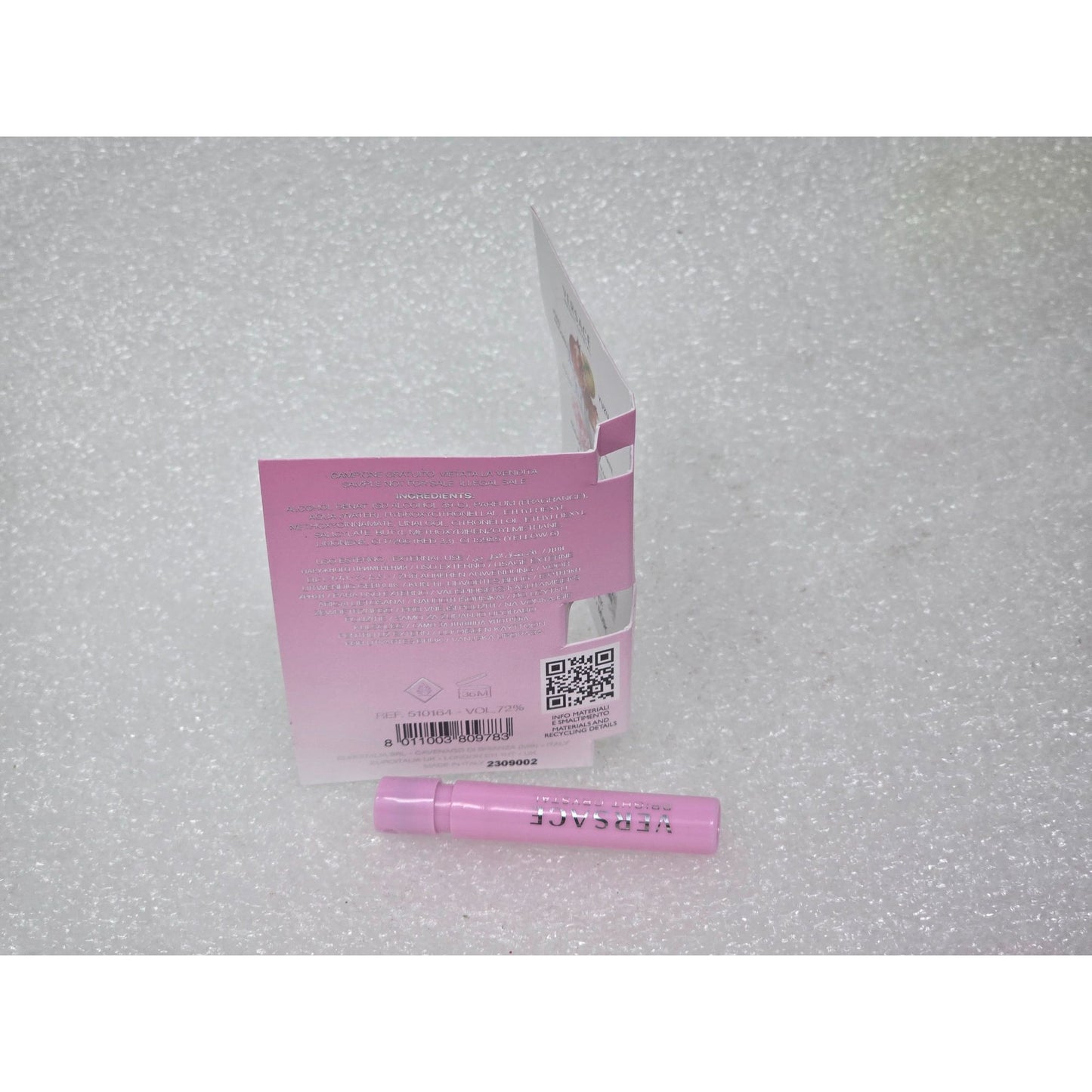 Versace Bright Crystal Eau De Toilette Perfume Sample Spray Natural Fragrance