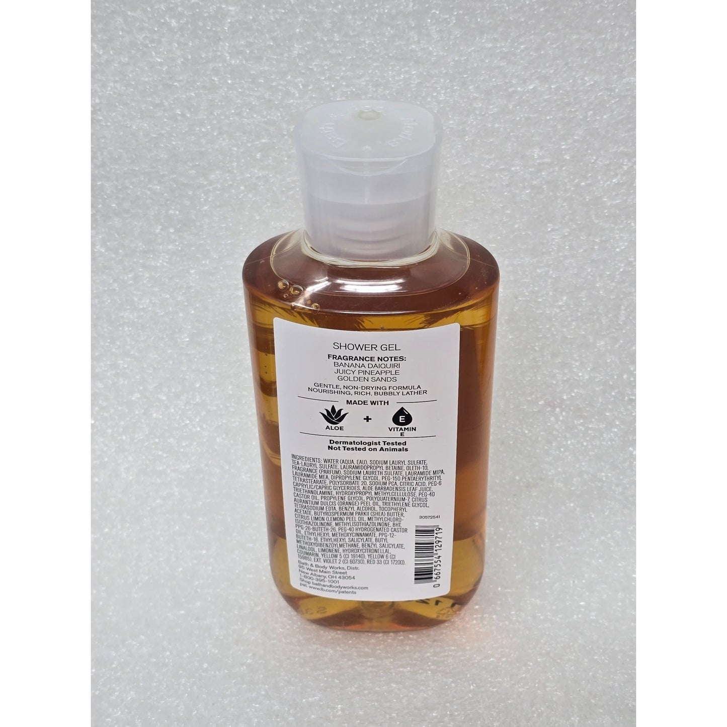 Belize Tropical Cabana Shower Gel Bath & Body Works Aloe & Vitamin E Formula
