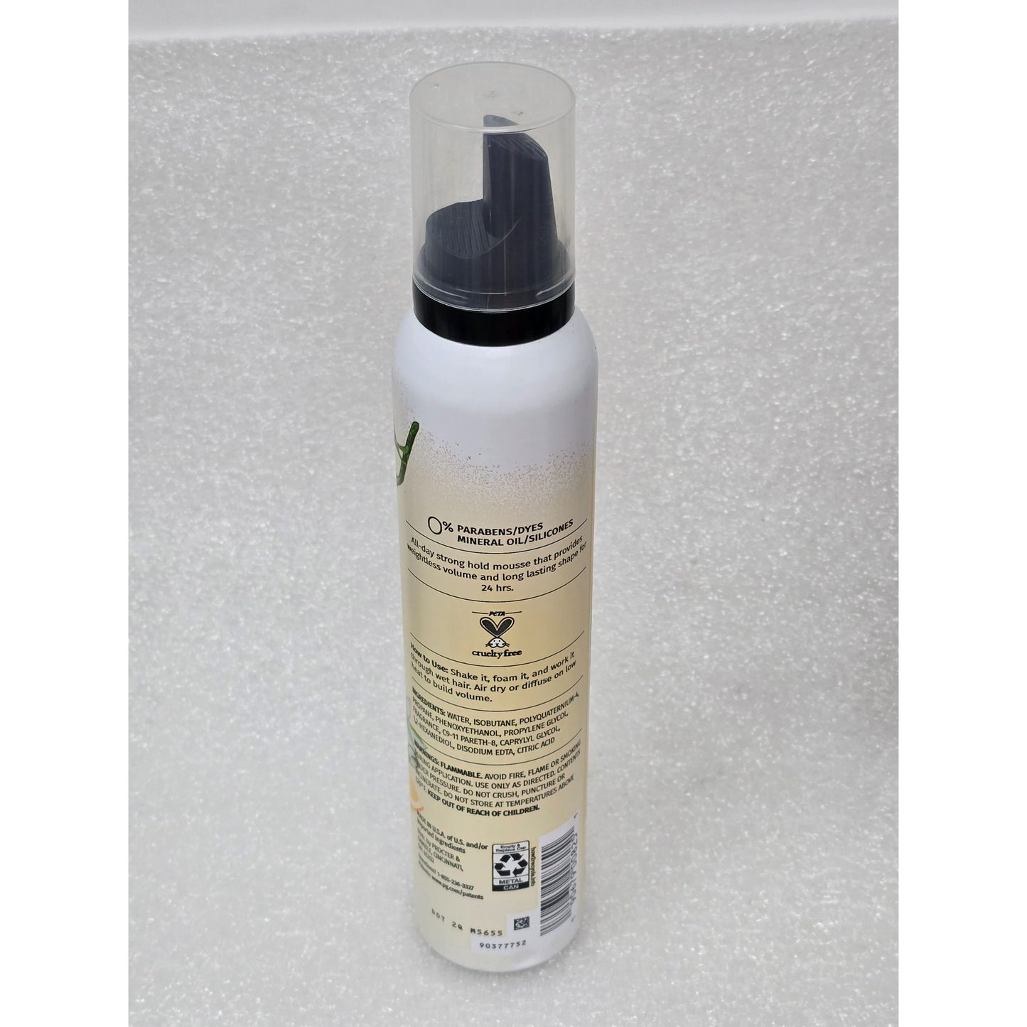 Herbal Essences Volumizing Mousse 6.8 Oz Citrus Scent Touchable Weightless Hold