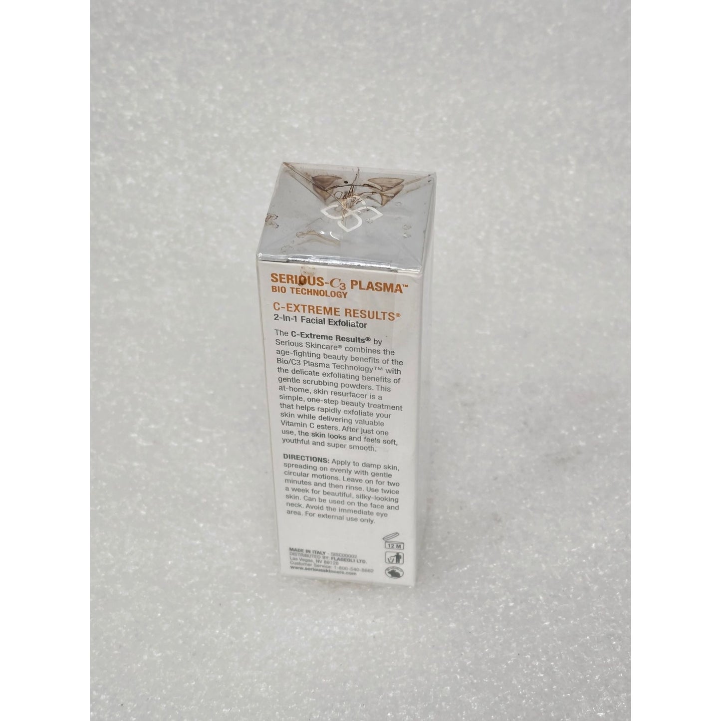 Serious Skincare C-Extreme Results 2-In-1 Facial Exfoliator C3 Plasma Technology