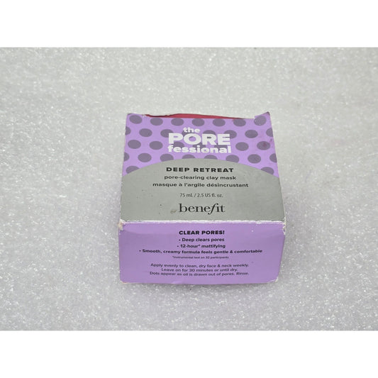 Benefit The POREfessional Deep Retreat Pore Clearing Clay Mask 75mL 2.5 oz
