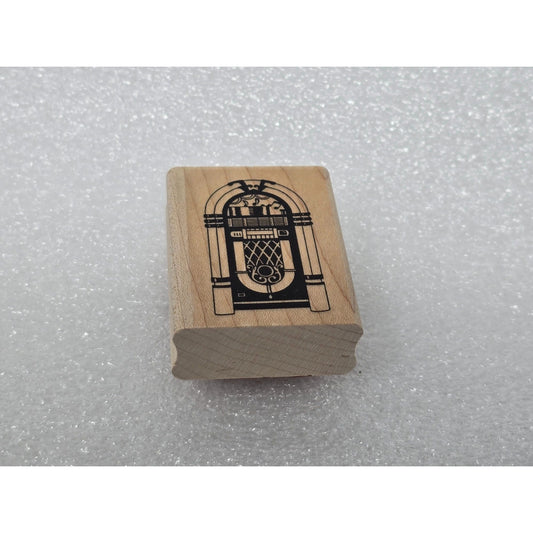 Jukebox Rubber Stamp Wood Block Stamp Stampin Up!