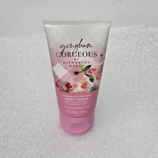 Gingham Gorgeous Bath & Body Works Ultimate Hydration Body Cream 2.5 Oz Travel