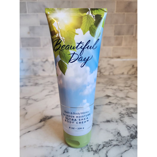 Bath & Body Works Beautiful Day Ultra Shea Body Cream 8 Oz 24 Hour Moisture
