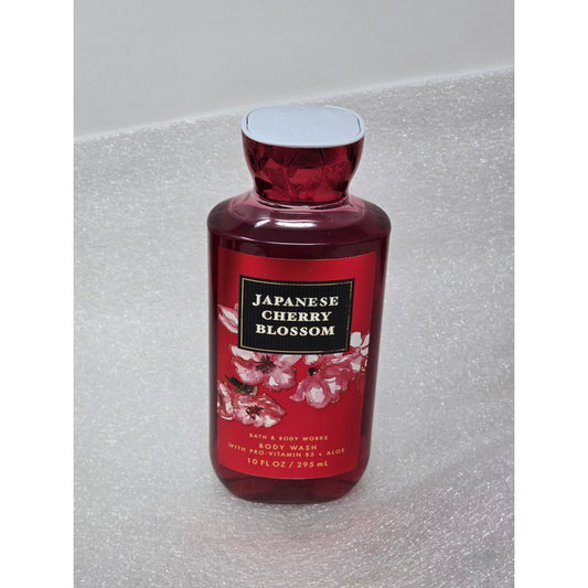 Bath & Body Works Japanese Cherry Blossom Body Wash 10 Oz Pro-Vitamin B5 & Aloe