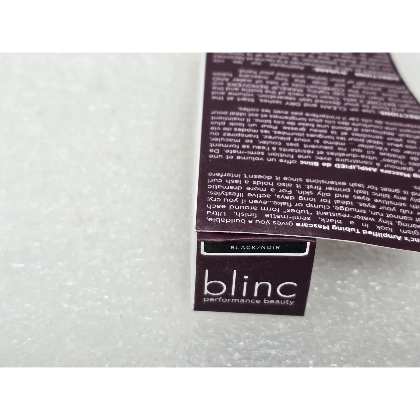 Blinc Amplified Tubing Mascara Ultra Longwear Sweat-Resistant Black Lengthening