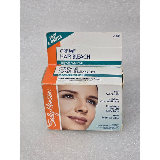 Sally Hansen Creme Hair Bleach For Face With Soothing Aloe & Activator