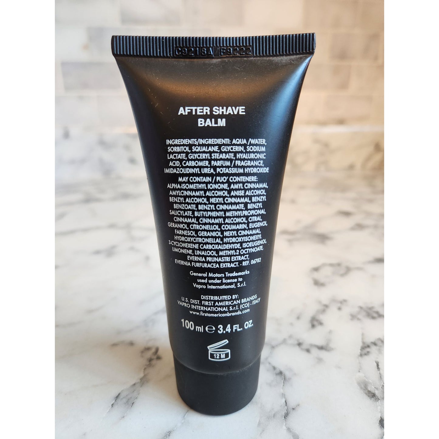 Corvette Black After Shave Balm 100ml Sealed Tube Mens Grooming