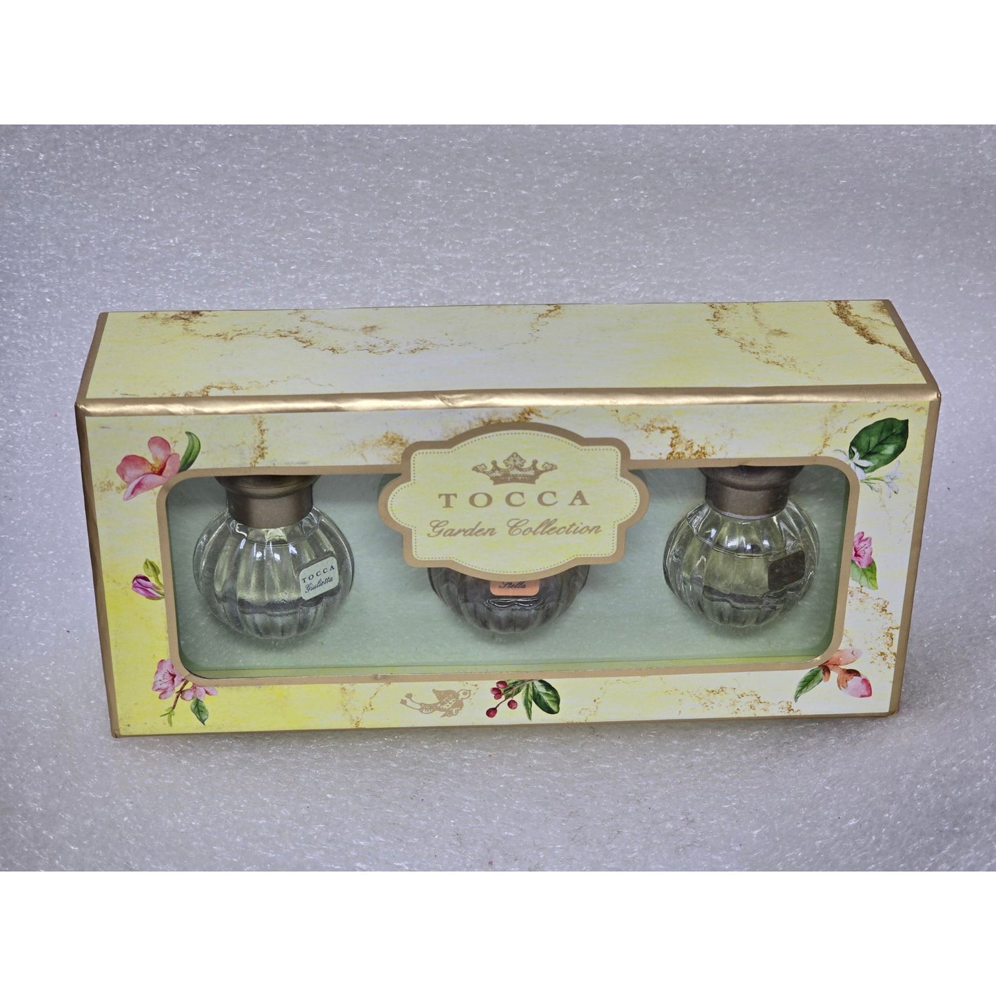 Tocca Garden Collection Mini Perfume Trio Set .17 Oz Florence Stella Giulietta