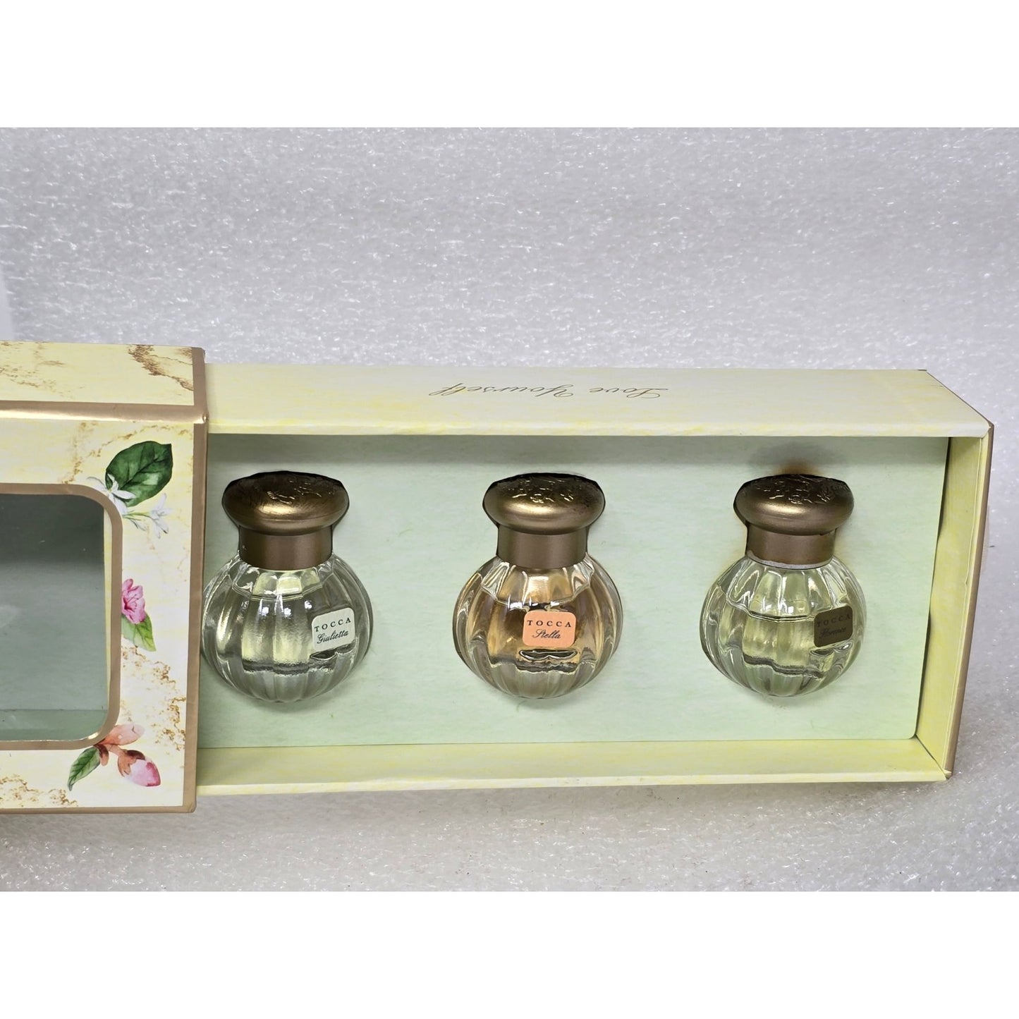 Tocca Garden Collection Mini Perfume Trio Set .17 Oz Florence Stella Giulietta