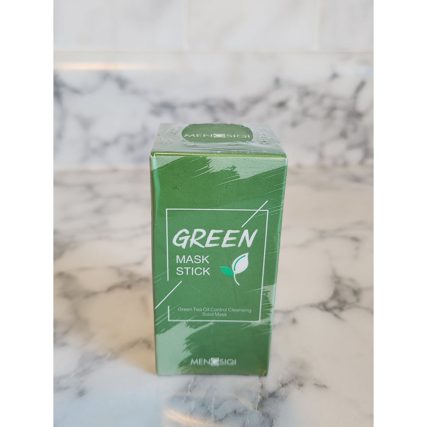 Mengsiqi Green Mask Stick Green Tea Oil Control Cleansing Solid Mask 40g