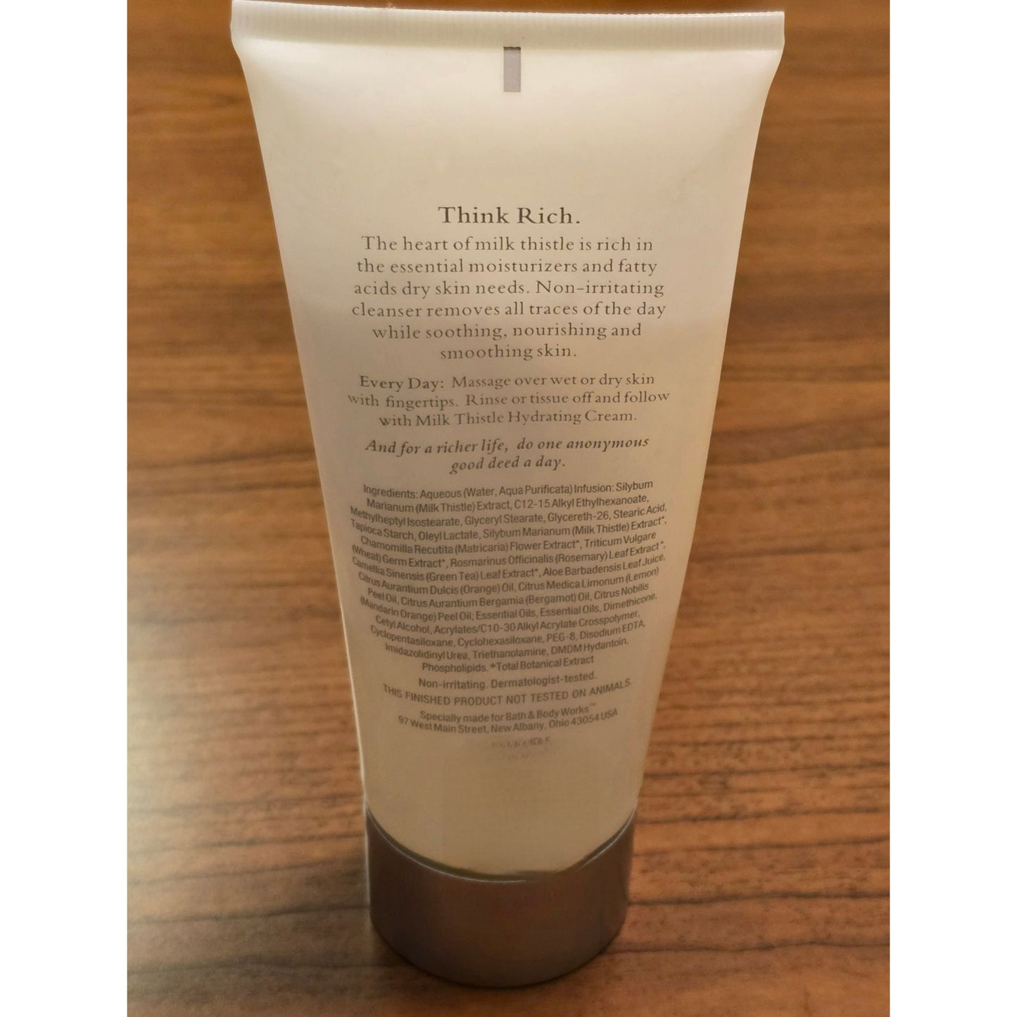 Milk Thistle Moisture-Rich Face Cleanser Pure Simplicity By Bath & Body Works