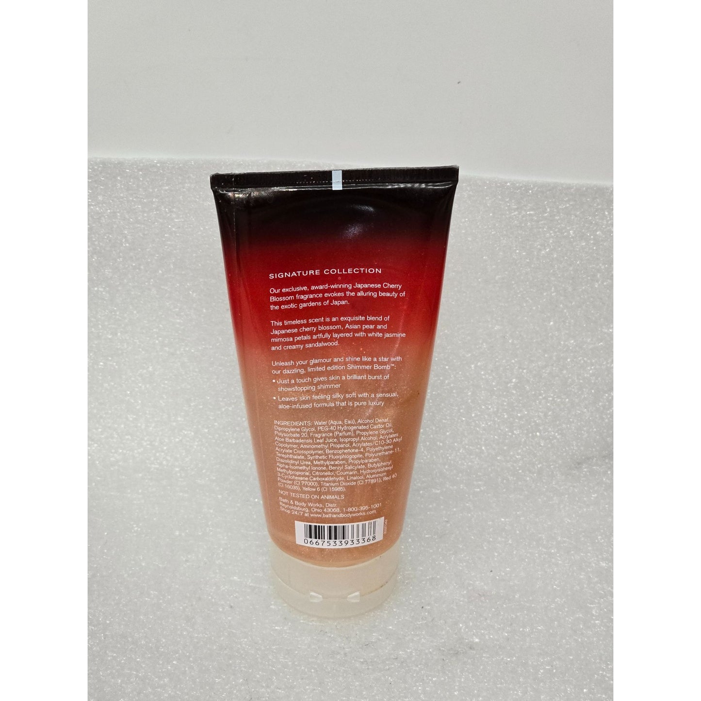 Bath & Body Works Japanese Cherry Blossom Shimmer Bomb 6 Oz