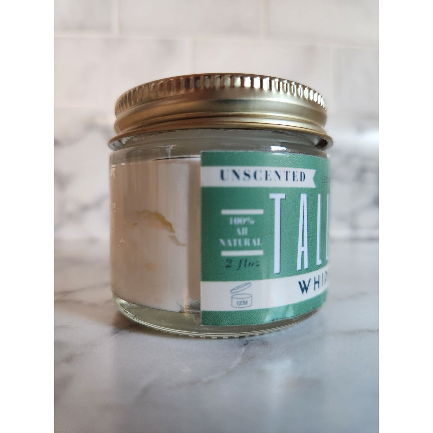 Lady May Tallow Whipped Unscented Natural Moisturizer 2 Fl Oz