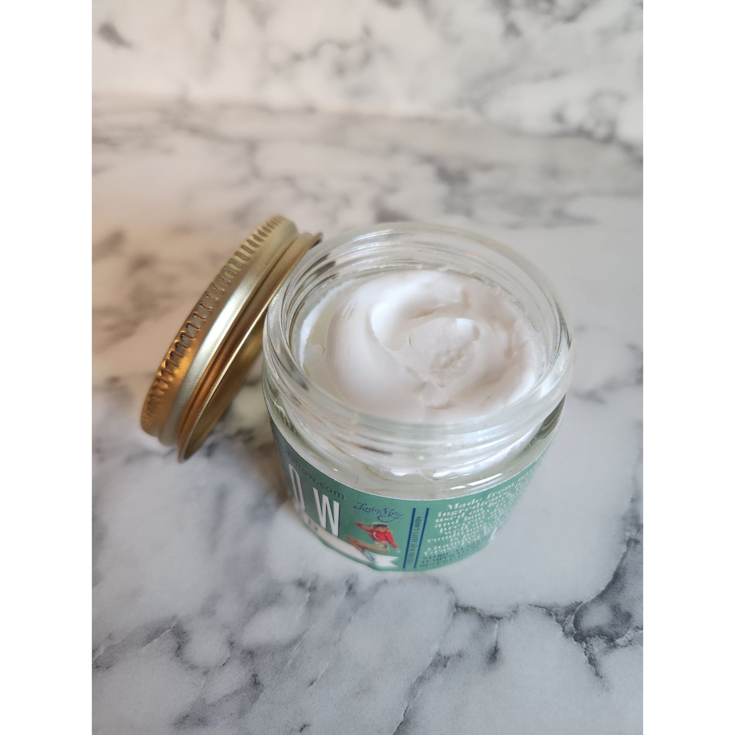 Lady May Tallow Whipped Unscented Natural Moisturizer 2 Fl Oz