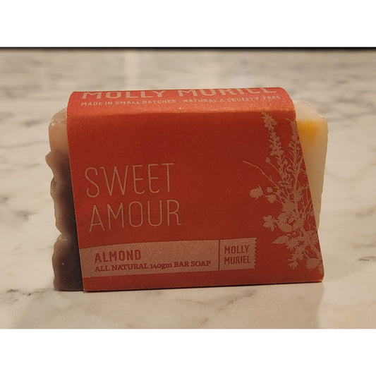 Molly Muriel Sweet Amour Almond All Natural Bar Soap 140g
