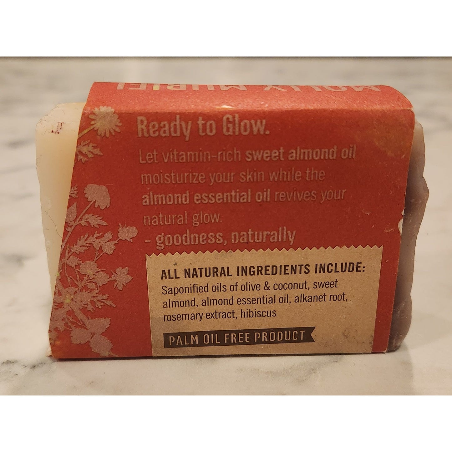 Molly Muriel Sweet Amour Almond All Natural Bar Soap 140g