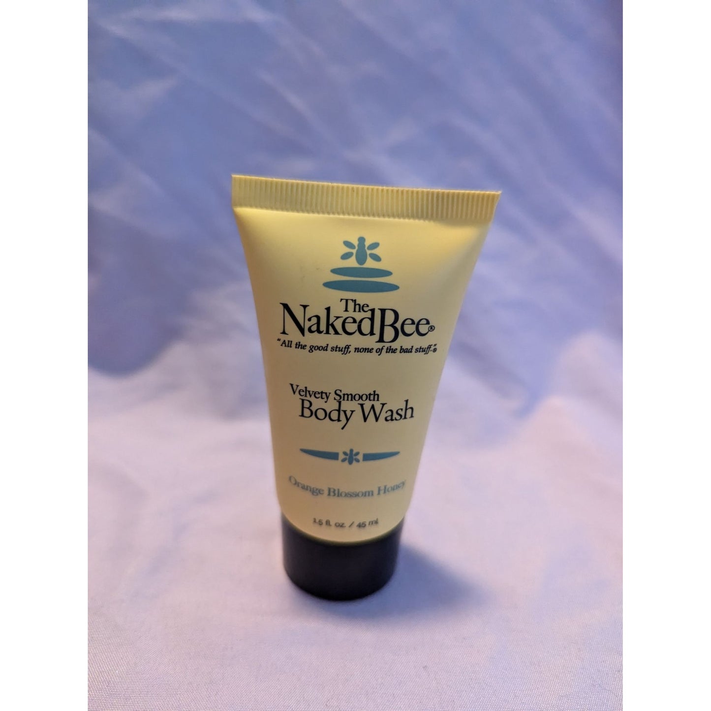 The Naked Bee Orange Blossom Honey Velvety Smooth Body Wash 1.5 Oz Travel Size