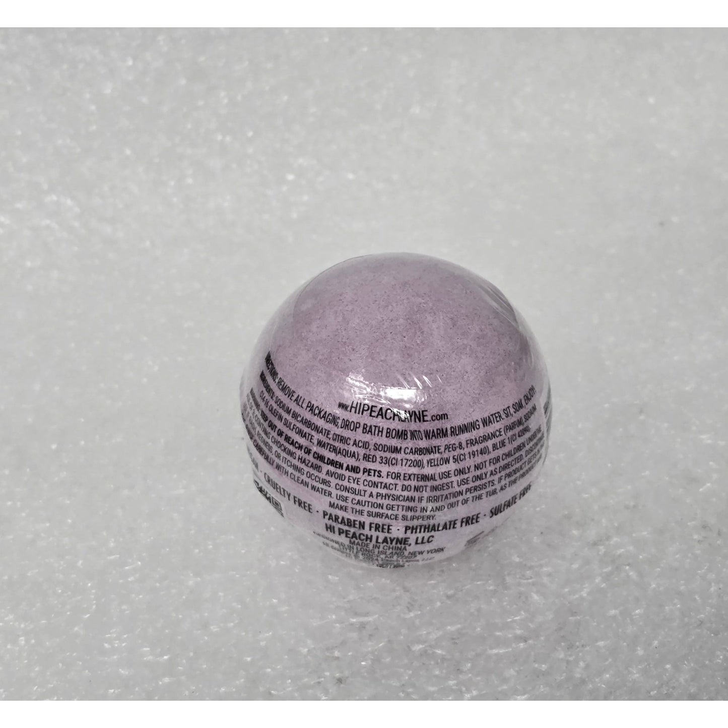 Hi Peach Layne Cherry Blossom Bath Bomb 3.5 Oz Paraben & Phthalate Free