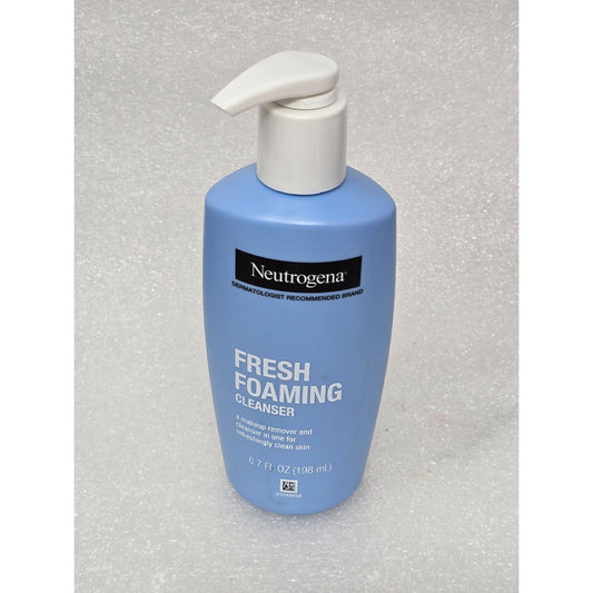 Neutrogena Fresh Foaming Cleanser 6.7 Fl Oz Makeup Remover & Face Wash