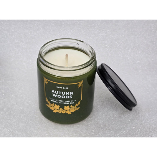 Bath Body White Barn Autumn Woods Scented Candle With Natural Essential Oils
