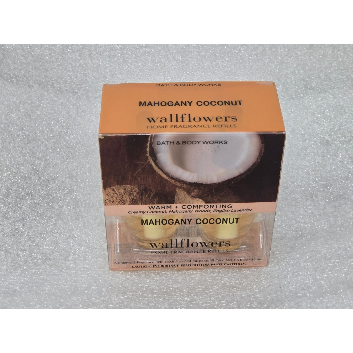 Bath & Body Works Wallflowers Mahogany Coconut Home Fragrance Refills 2-Pack