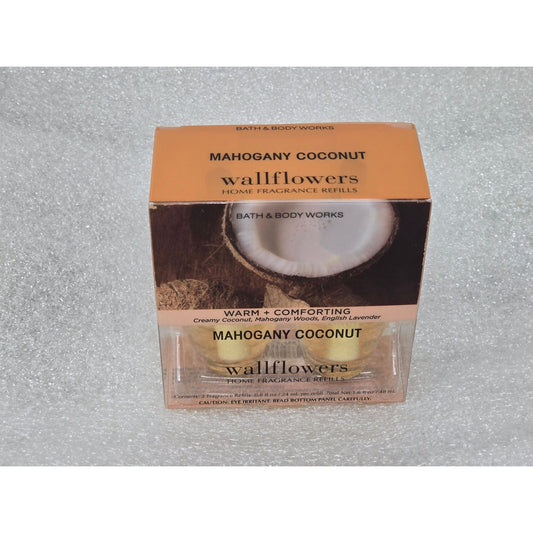Bath & Body Works Wallflowers Mahogany Coconut Home Fragrance Refills 2-Pack