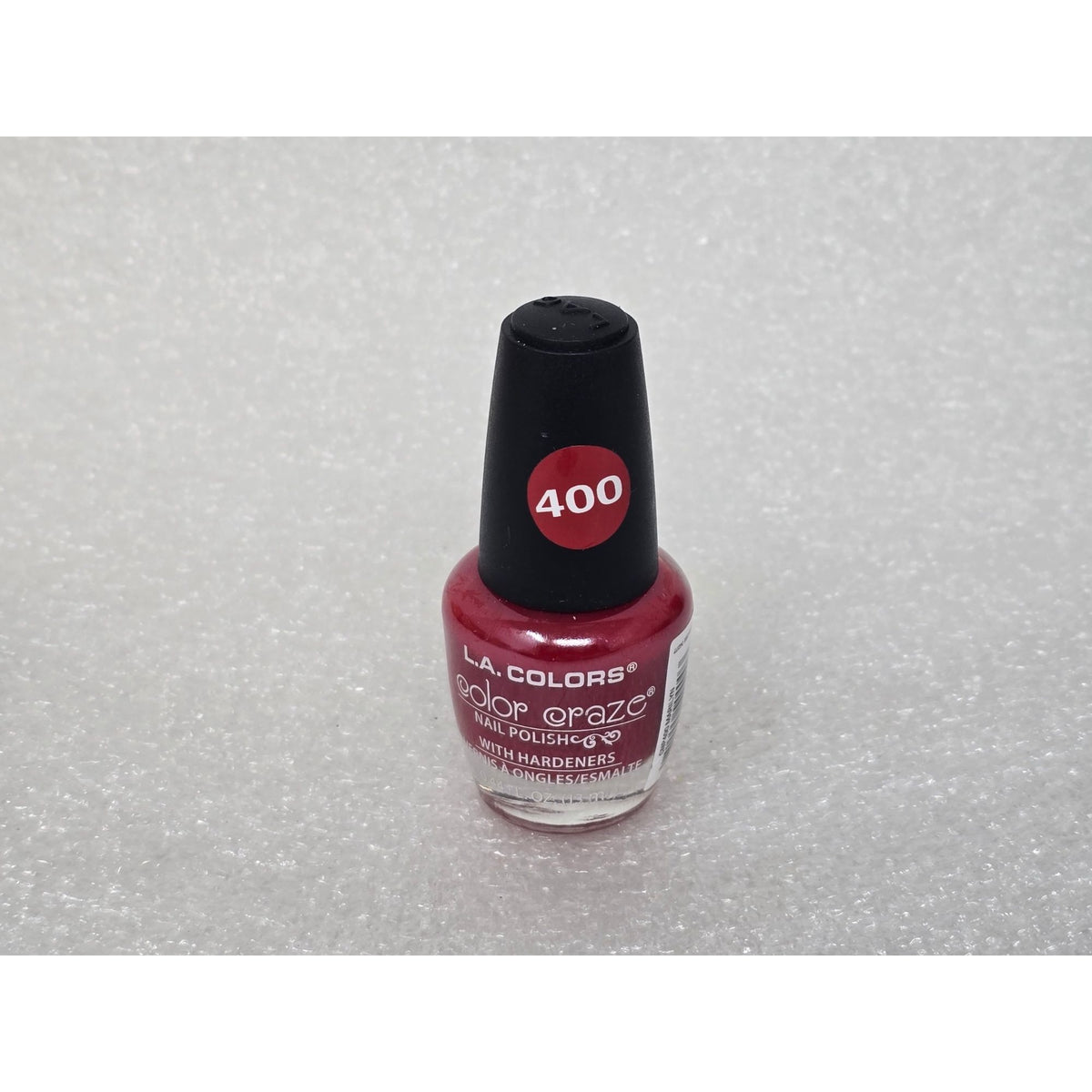 L.A. Colors Color Craze Nail Polish With Hardeners Marilyn CNP400 Red
