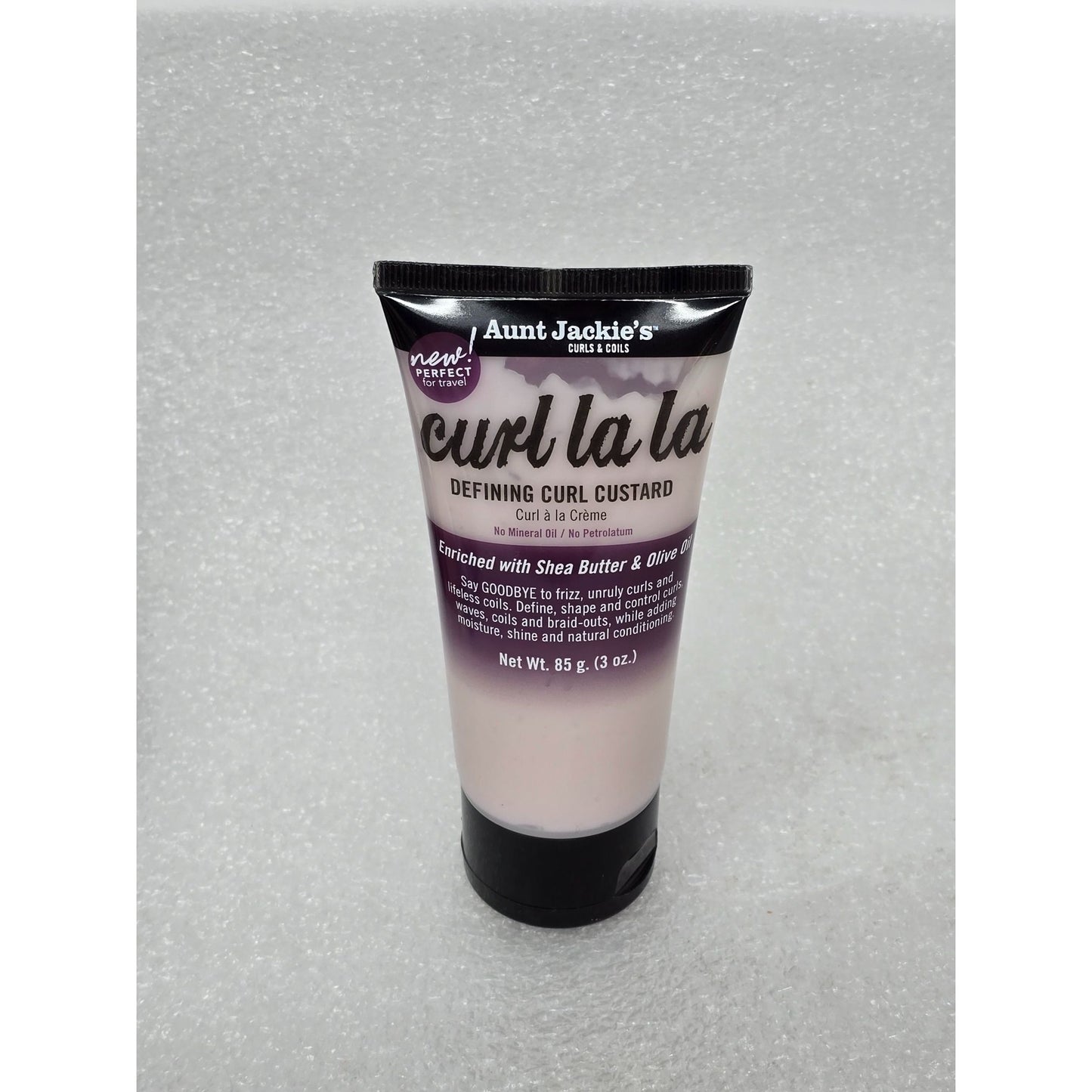 Aunt Jackies Curl La La Defining Curl Custard 3 Oz With Shea Butter & Olive Oil