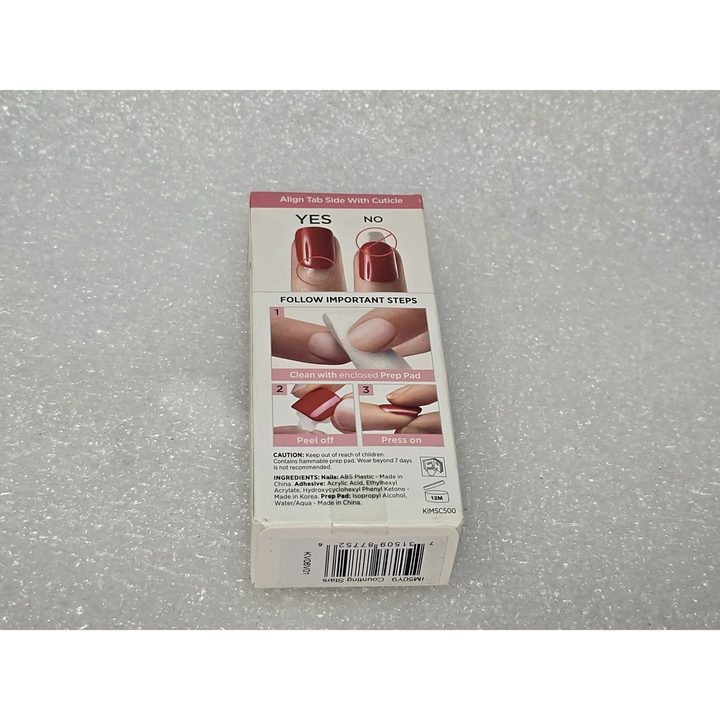 imPRESS Press-On Manicure Set Counting Stars Design 30 Nails  No Glue Needed