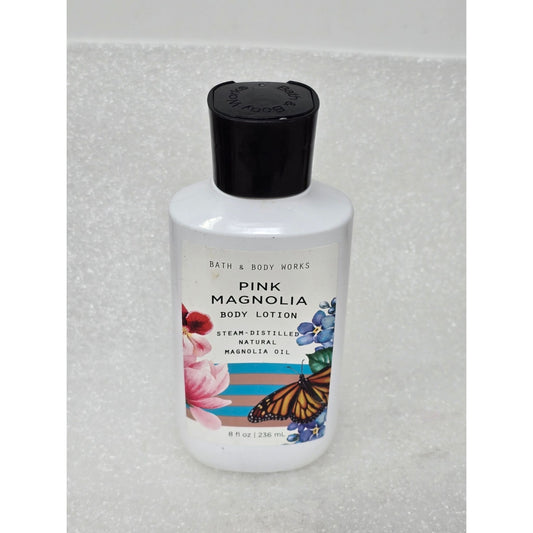 Bath & Body Works Pink Magnolia Body Lotion 8 fl oz Steam-Distilled Magnolia Oil