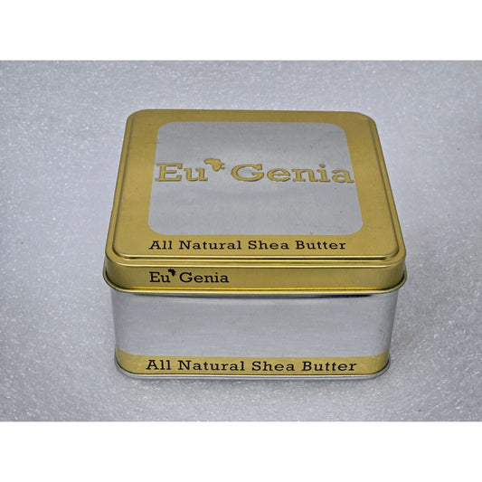 EuGenia All Natural Shea Butter Tin Moisturizing Body Butter For Skin & Hair