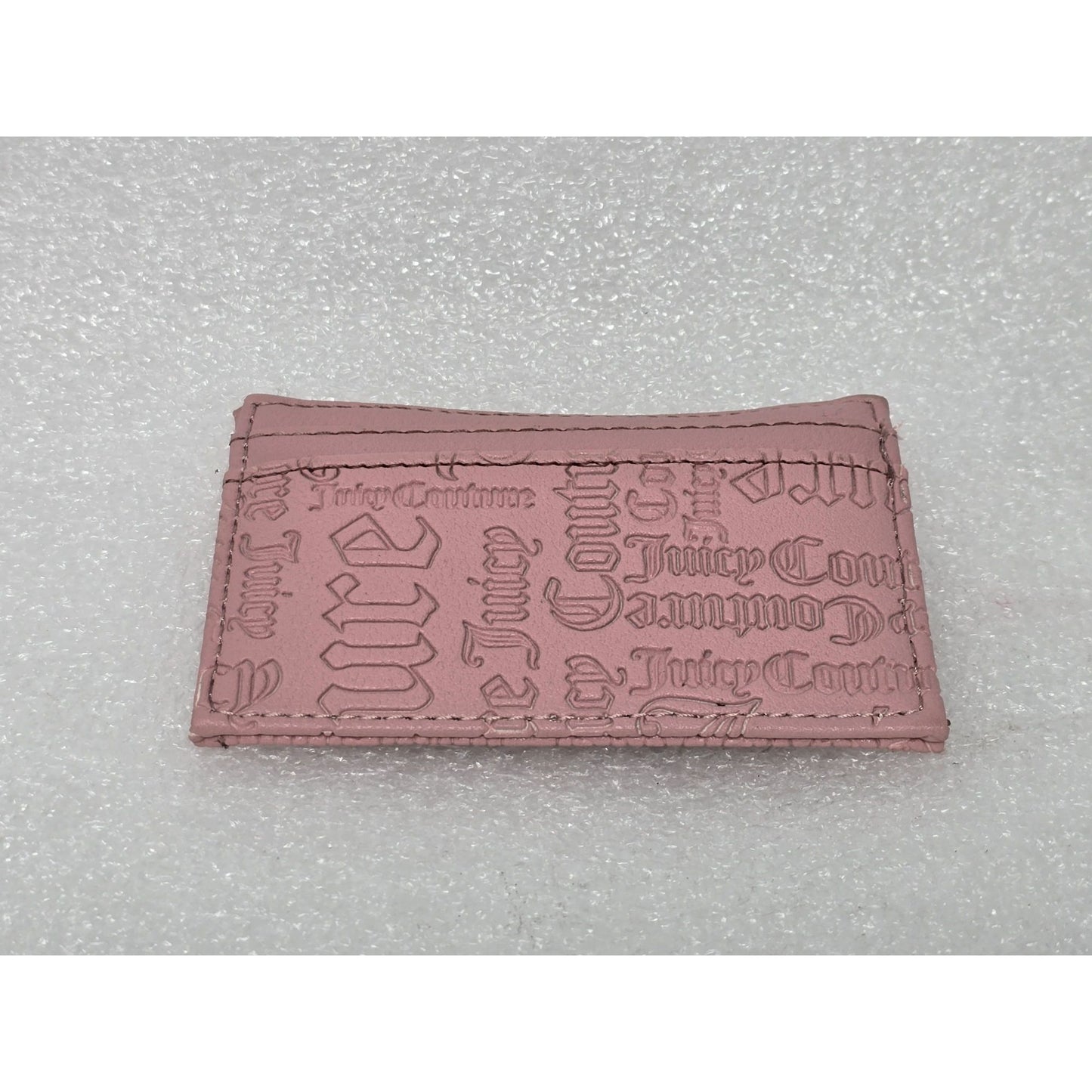 Juicy Couture Pink Card ID Holder Wallet Slim Design