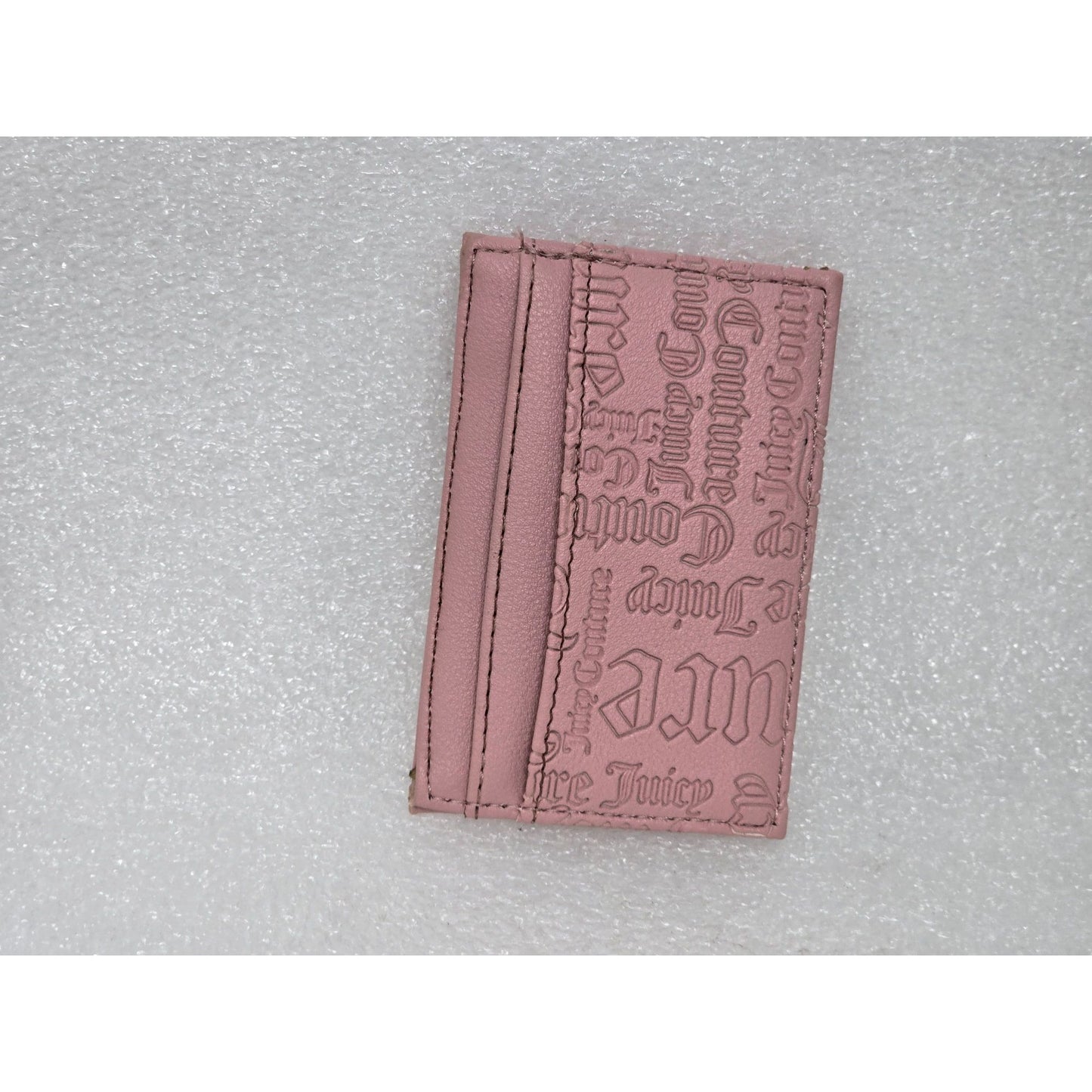 Juicy Couture Pink Card ID Holder Wallet Slim Design