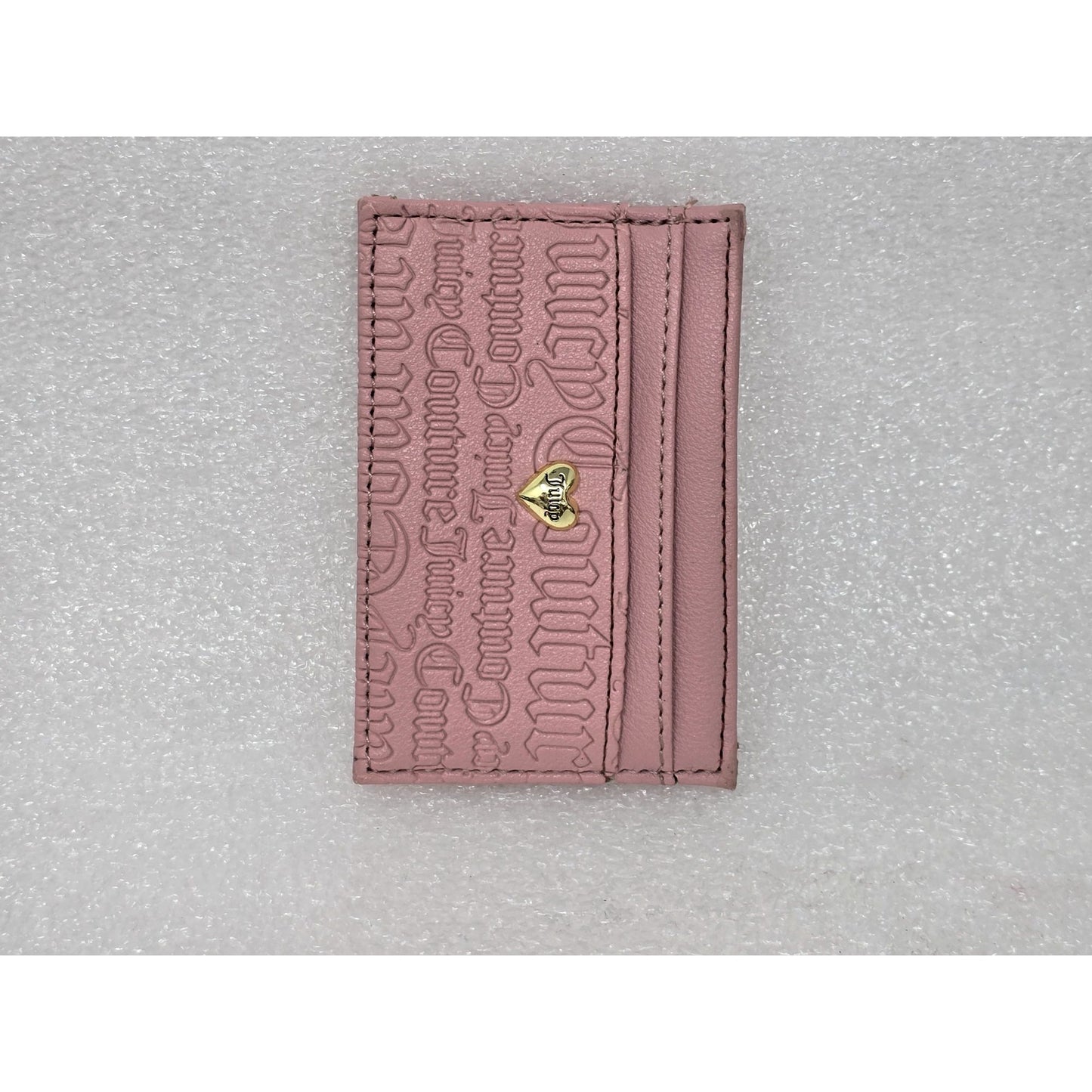 Juicy Couture Pink Card ID Holder Wallet Slim Design