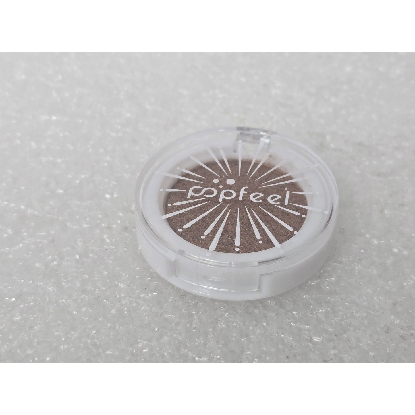 Popfeel Shimmer Eyeshadow Single Pot Shade 10 Brown Compact Design