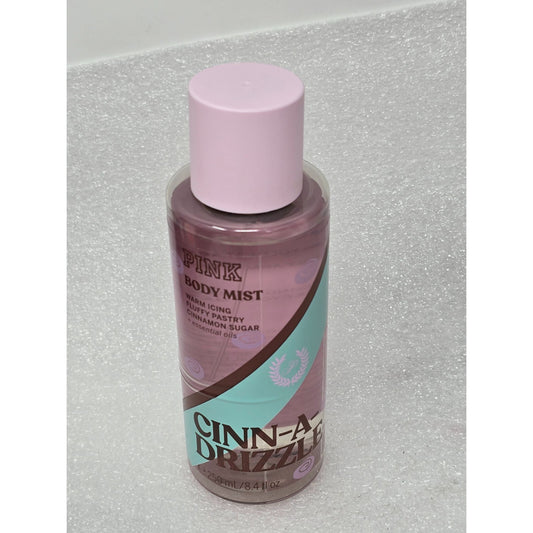 Victoria's Secret Pink Cinn-A Drizzle Body Mist Warm Icing Cinnamon Sugar Pastry