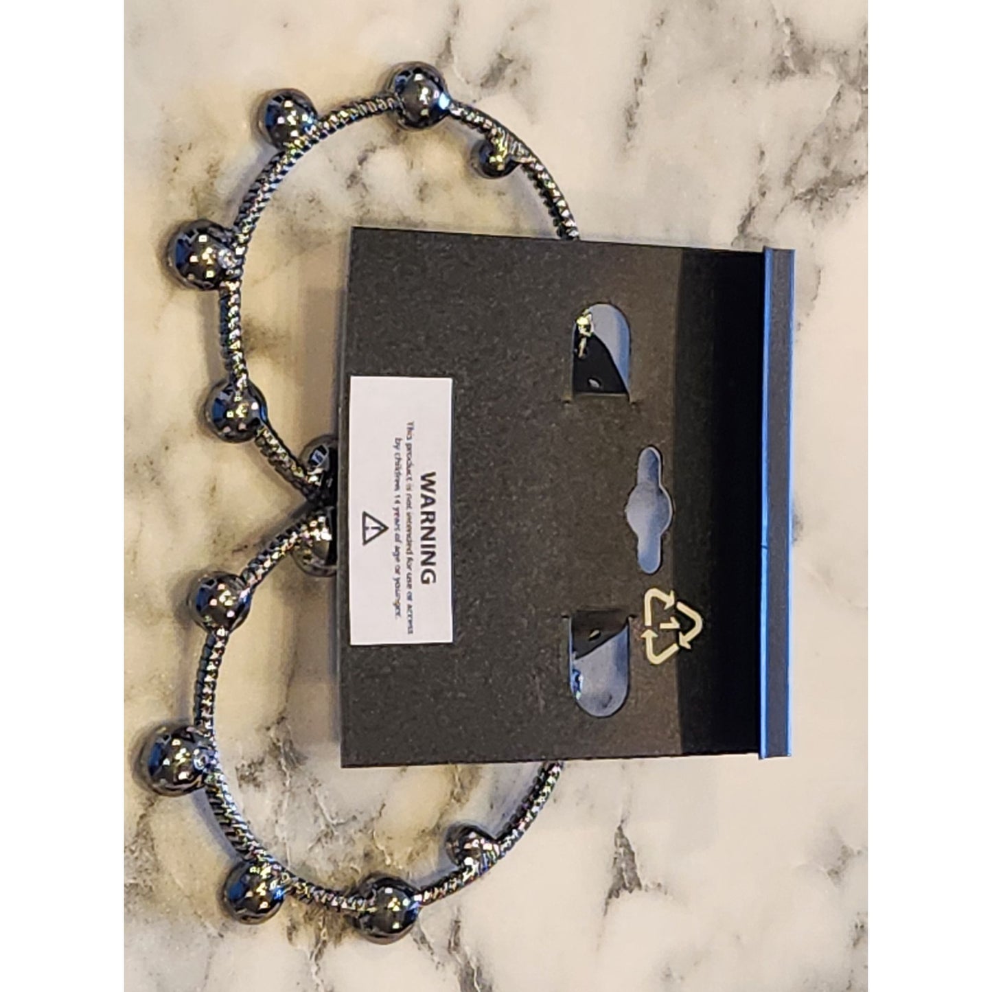 Napier Silver-Tone Hoop Earrings With Green Rhinestone Embellishments