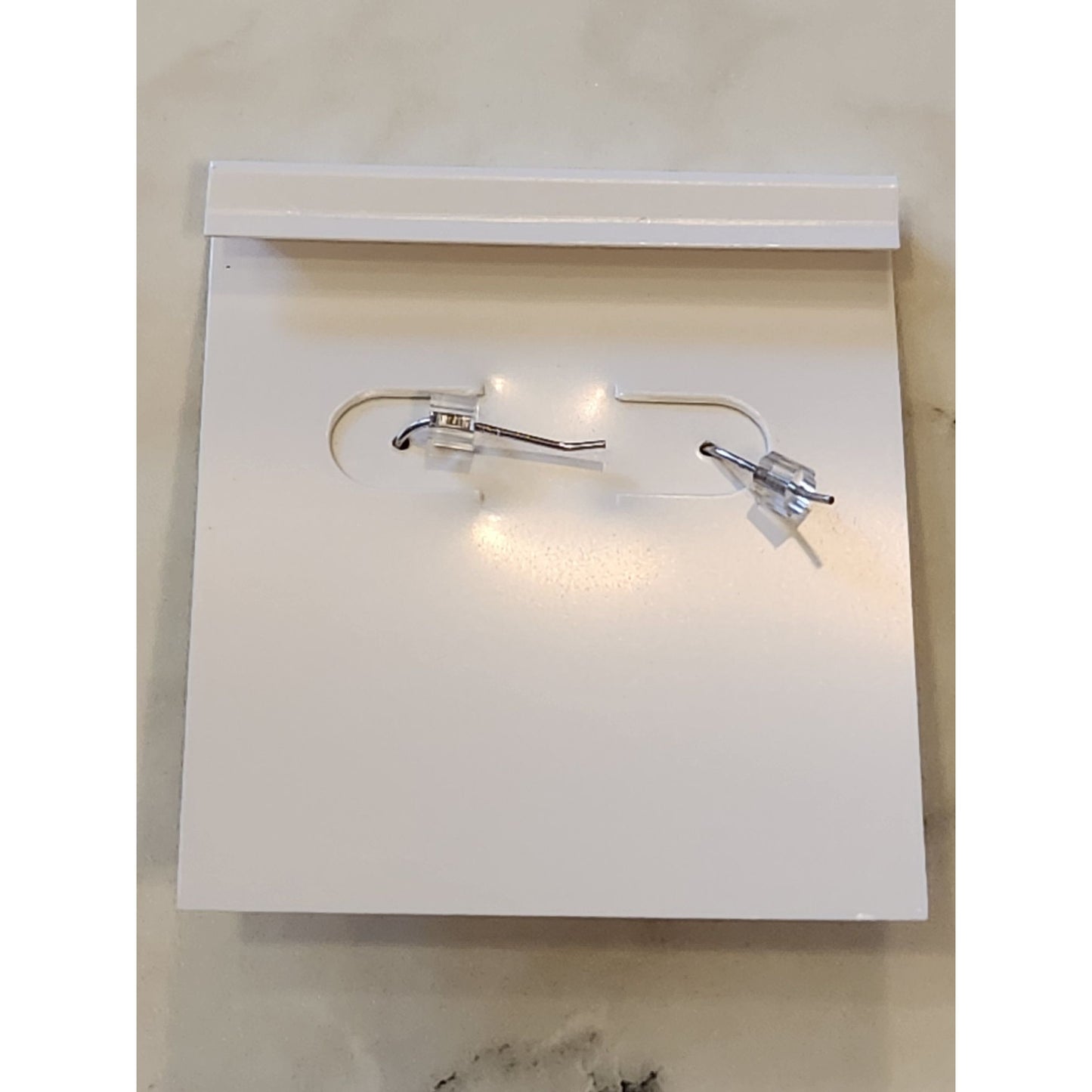 Sterling Silver Black & White Beaded Drop Earrings With Swarovski Elements