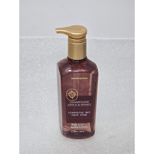 Bath & Body Works Champagne Apple & Honey Cleansing Gel Hand Soap 8 fl oz