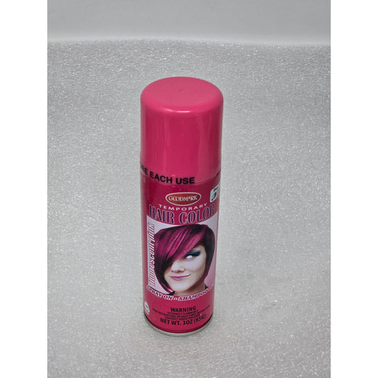 Goodmark Temporary Hair Color Spray Fluorescent Pink 3Oz Washable All Hair Types