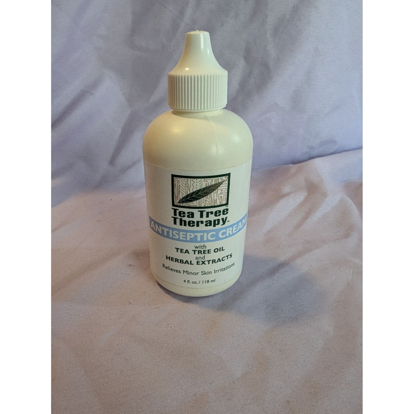 Tea Tree Therapy Antiseptic Cream 4 Oz With Tea Tree Oil & Herbal Extracts