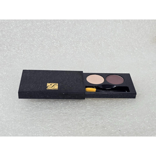 Estee Lauder Pure Color Eyeshadow Duo Rose Confetti & Plum Pop With Applicator