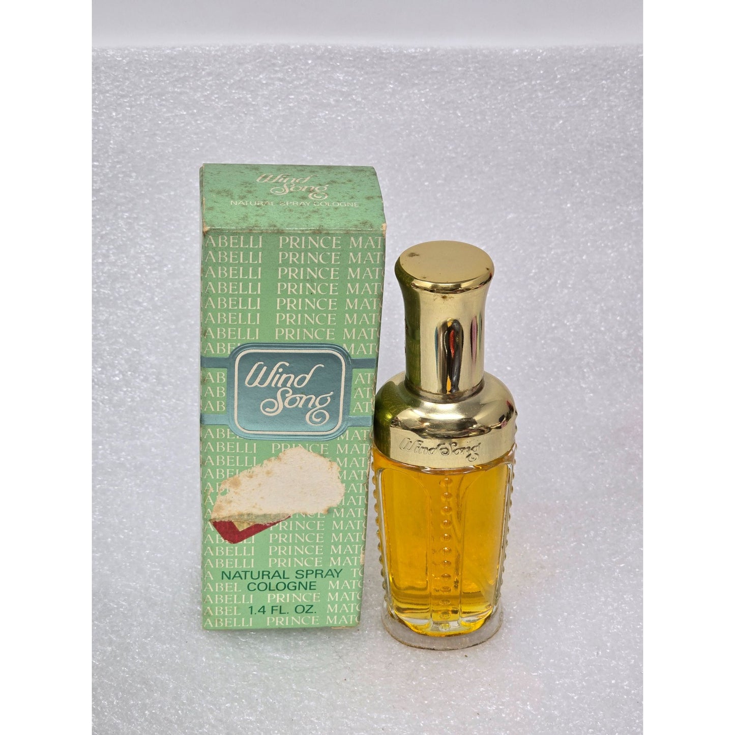 Wind Song By Prince Matchabelli Natural Spray Cologne 1.4 Oz Vintage With Box