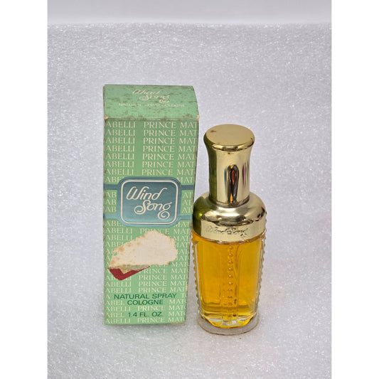Wind Song By Prince Matchabelli Natural Spray Cologne 1.4 Oz Vintage With Box