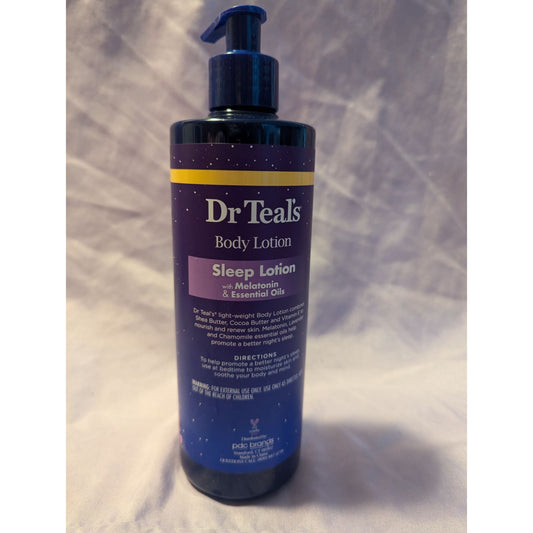 Dr Teals Sleep Lotion With Melatonin & Essential Oils 16 Oz Promotes Relaxation
