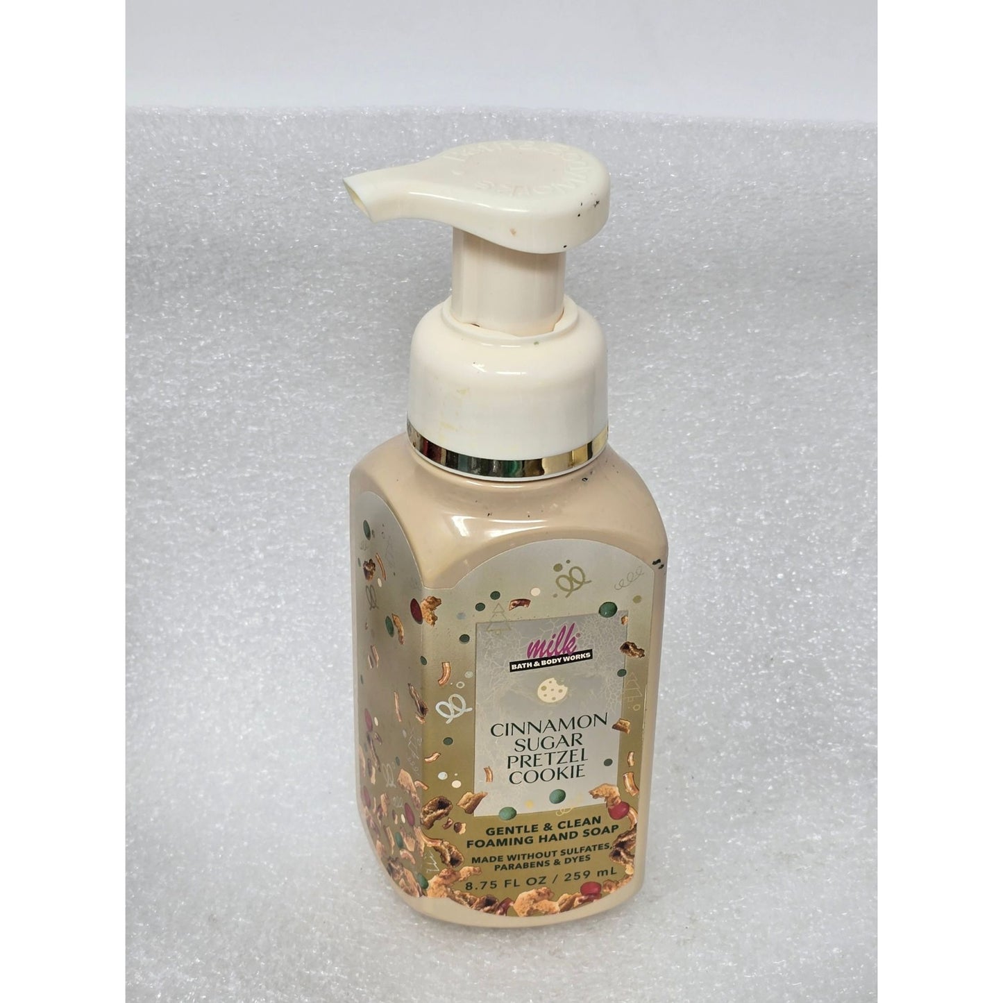Bath & Body Works Cinnamon Sugar Pretzel Cookie Gentle Foaming Hand Soap 8.75 Oz