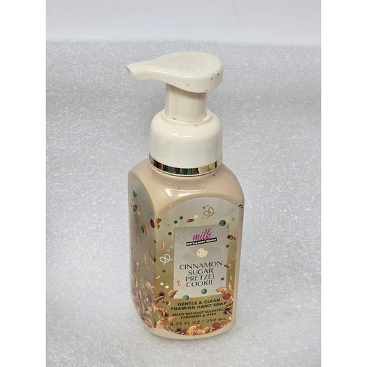 Bath & Body Works Cinnamon Sugar Pretzel Cookie Gentle Foaming Hand Soap 8.75 Oz